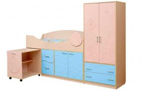 Набор мебели для детской Юниор -12.2 (700*1860) МДФ матовый в Верхней Салде - verhnjaja-salda.mebel-74.com | фото