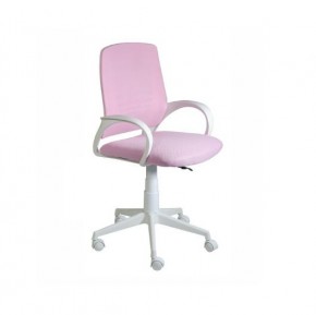 Кресло Ирис White сетка/ткань розовая в Верхней Салде - verhnjaja-salda.mebel-74.com | фото