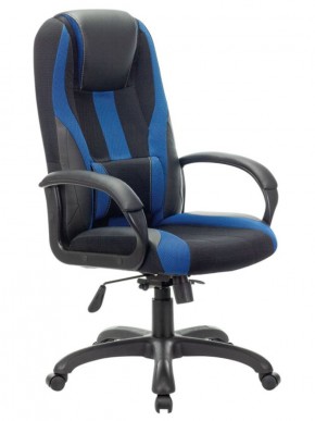 Кресло компьютерное BRABIX PREMIUM "Rapid GM-102" (экокожа/ткань, черное/синее) 532106 в Верхней Салде - verhnjaja-salda.mebel-74.com | фото