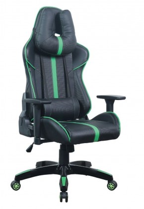Кресло компьютерное BRABIX "GT Carbon GM-120" (черное/зеленое) 531929 в Верхней Салде - verhnjaja-salda.mebel-74.com | фото