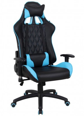 Кресло компьютерное BRABIX "GT Master GM-110" (черное/голубое) 531928 в Верхней Салде - verhnjaja-salda.mebel-74.com | фото