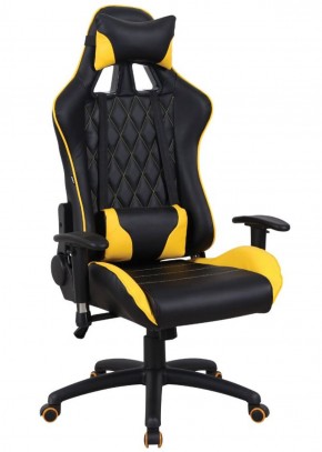 Кресло компьютерное BRABIX "GT Master GM-110" (черное/желтое) 531927 в Верхней Салде - verhnjaja-salda.mebel-74.com | фото