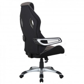 Кресло компьютерное BRABIX Techno GM-002 (ткань) черное/серое, вставки белые (531815) в Верхней Салде - verhnjaja-salda.mebel-74.com | фото
