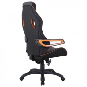 Кресло компьютерное BRABIX Techno Pro GM-003 (ткань черное/серое, вставки оранжевые) 531813 в Верхней Салде - verhnjaja-salda.mebel-74.com | фото