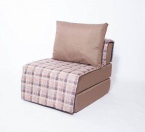 Кресло-кровать бескаркасное Харви (коричневый-квадро беж) в Верхней Салде - verhnjaja-salda.mebel-74.com | фото