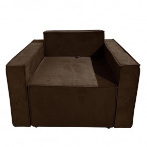 Кресло-кровать Принц КК1-ВК (велюр коричневый) в Верхней Салде - verhnjaja-salda.mebel-74.com | фото