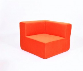 Кресло-угловое-модуль бескаркасное Тетрис 30 (Оранжевый) в Верхней Салде - verhnjaja-salda.mebel-74.com | фото