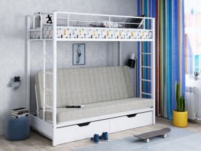 Кровать двухъярусная с диваном "Мадлен-ЯЯ" с ящиками в Верхней Салде - verhnjaja-salda.mebel-74.com | фото