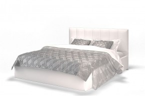 Кровать Элен 1600 + основание с ПМ (Vega white) белый в Верхней Салде - verhnjaja-salda.mebel-74.com | фото