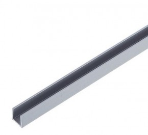 Планка торцевая "П" 4 мм для стеновой панели (алюминий) в Верхней Салде - verhnjaja-salda.mebel-74.com | фото