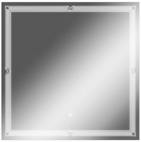 Зеркало Паликир 700х700 с подсветкой Домино (GL7051Z) в Верхней Салде - verhnjaja-salda.mebel-74.com | фото